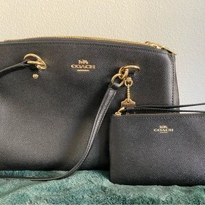 Black Coach Purse and Wallet